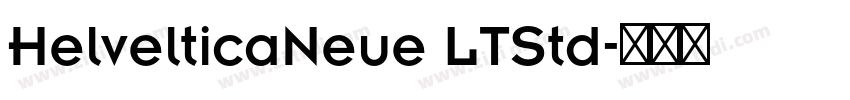 HelvelticaNeue LTStd字体转换